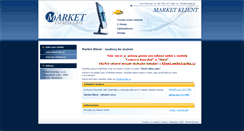 Desktop Screenshot of klient.market.cz