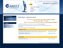Tablet Screenshot of klient.market.cz