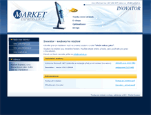 Tablet Screenshot of inovator.market.cz